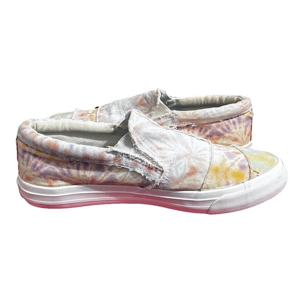Blowfish Malibu Women's Slip On Sneakers Abstract Patchwork Canvas Size 9 EUC - Picture 5 of 10
